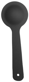 9.5" Plastic Cupped Occluder - Black [LS-7000-B]