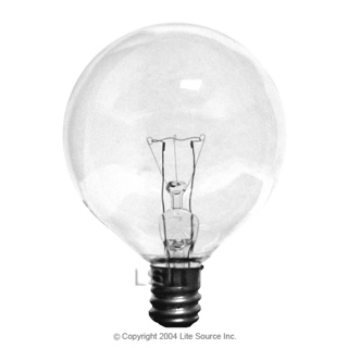25W/120V Globe Bulb - Clear [25GC/120V]