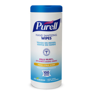 Purell Hand Sanitizing Wipes 100 count Canister [9111-12]