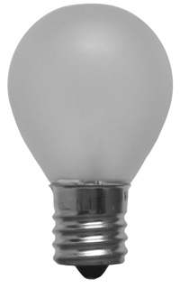15W/120V S11 Intermediate Base Bulb - Frost [15S11/N/FR]