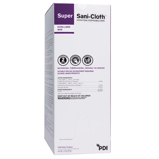 PDI Super Sani-Cloth Germicidal Wipe - XLarge, Individual [U87295]