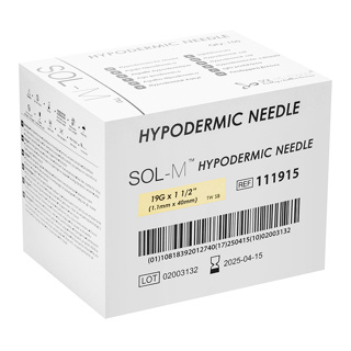 SOL-M 19 G 1 1/2" Hypodermic Needle [111915]