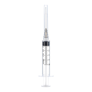 SOL-M Luer Lock 5 mL Syringe with 22G 1 1/2" Hypodermic Needle [1852215]