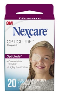 3M Nexcare Opticlude Orthoptic Eye Patch, 20/bx [MMM1539]