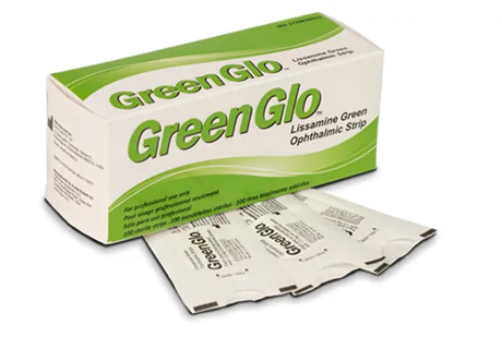 GreenGlo Lissamine Green Ophthalmic Strips [92011]