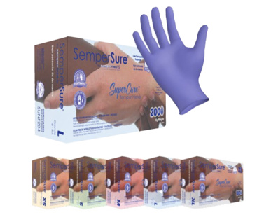Sempermed Sempersure Nitrile PF Exam Gloves [SUNF] 200/bx