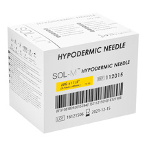 SOL-M 20 G 1 1/2" Hypodermic Needle [112015]