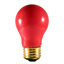 15W/120V A15 Medium Base Bulb - Red [15A15/R]