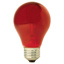 25W/120V Medium Base Bulb - Transparent Red [25A/TR]