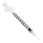 SOL-M 29 G Standard Insulin Syringe 1/2" Fixed Needle [1612912B]